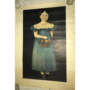 Portrait of a Girl - Artist Unknown - 1st half of 19th Century - Art Print - Gir